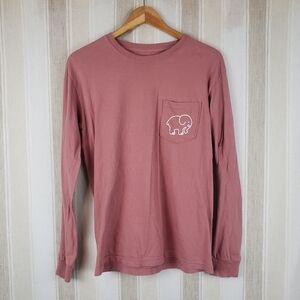 Ivory Ella‎ Long Sleeved Tee Shirt Pink Size Small